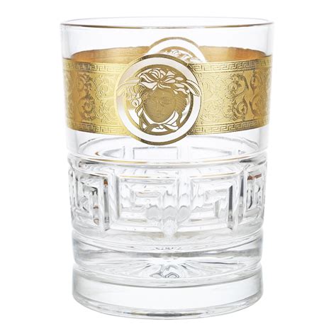 versace cocktail glasses|versace glass cups.